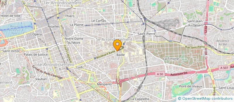 localisation de l'entreprise SCI LE CLERC ET LEVRERE  MARSEILLE