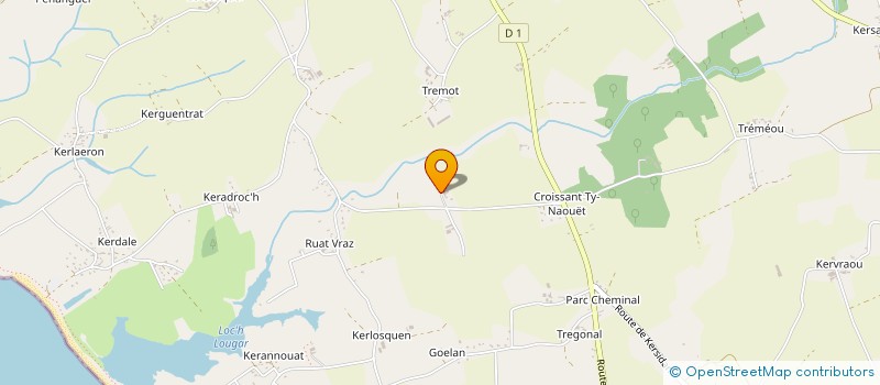localisation de l'entreprise SCI LE CLERC'H  TREGUNC