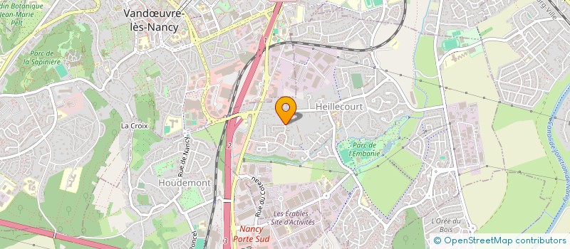 localisation de l'entreprise SCI LE CLERGEON  HEILLECOURT