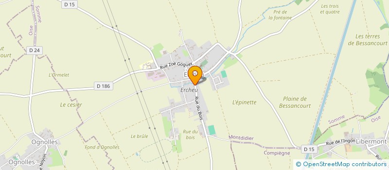 localisation de l'entreprise SCI LE CLEUET à HAM