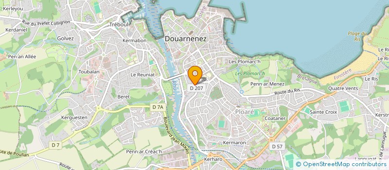 localisation de l'entreprise SCI LE CLIPPER  DOUARNENEZ