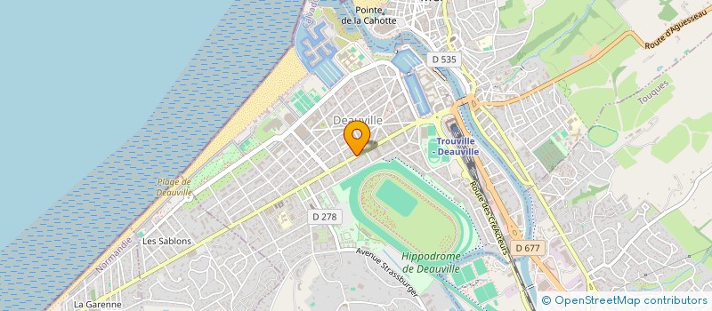 localisation de l'entreprise SCI LE CLIQUET à DEAUVILLE
