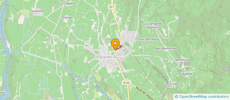 localisation de l'entreprise SCI LE CLO DE MAT  VACQUEYRAS