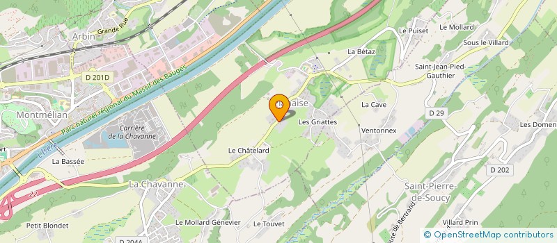 localisation de l'entreprise SCI LE CLOCHER  PLANAISE