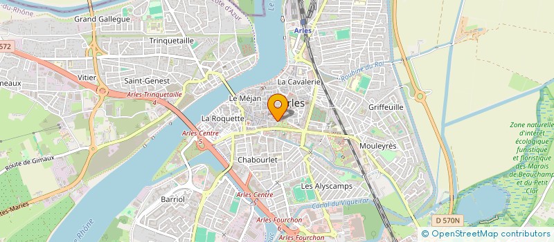 localisation de l'entreprise SCI LE CLOITRE à ARLES