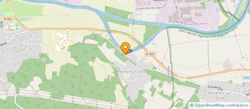 localisation de l'entreprise SCI LE CLOITRE  NOISY-SUR-OISE