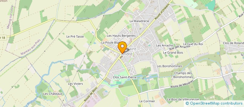 localisation de l'entreprise SCI LE CLOITRE à CLERY-SAINT-ANDRE