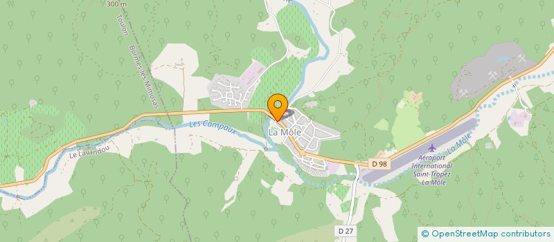 localisation de l'entreprise SCI LE CLOS  LA MOLE