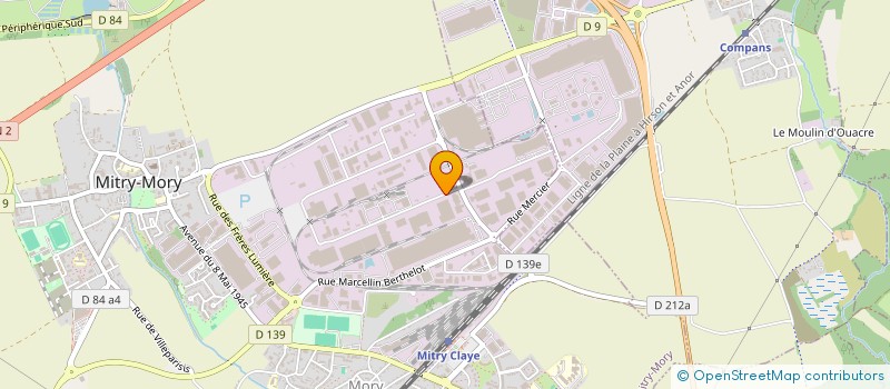 localisation de l'entreprise SCI LE CLOS à MITRY-MORY