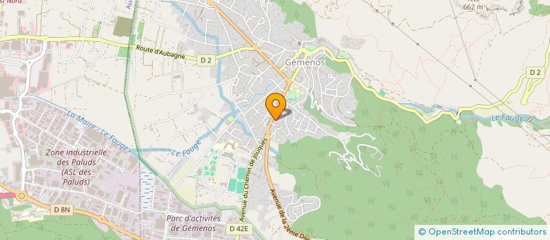 localisation de l'entreprise SCI LE CLOS  GEMENOS