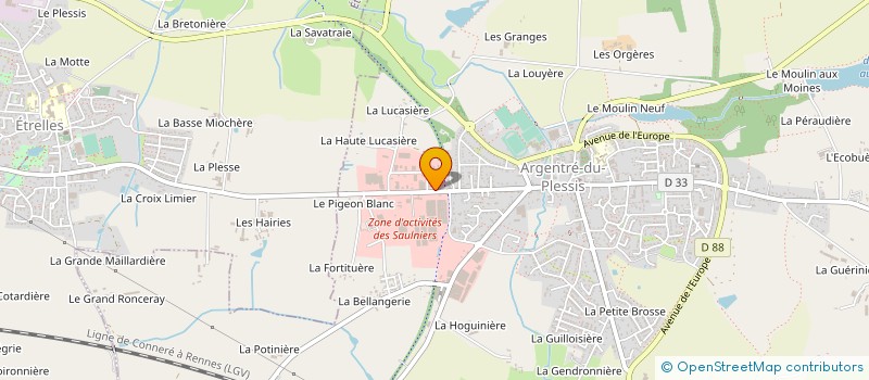 localisation de l'entreprise SCI LE CLOS  ARGENTRE-DU-PLESSIS
