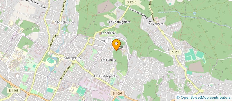 localisation de l'entreprise SCI LE CLOS  ANDILLY