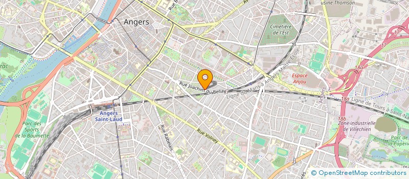 localisation de l'entreprise SCI LE CLOS à ANGERS