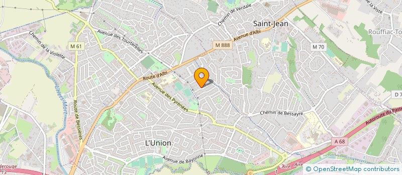 localisation de l'entreprise SCI LE CLOS à L'UNION