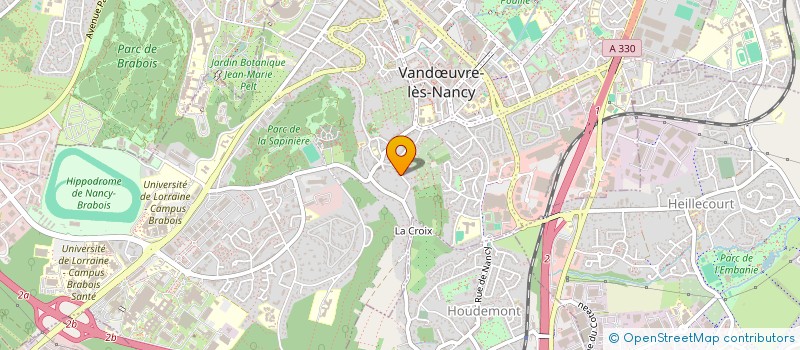 localisation de l'entreprise SCI LE CLOS  VANDUVRE-LES-NANCY