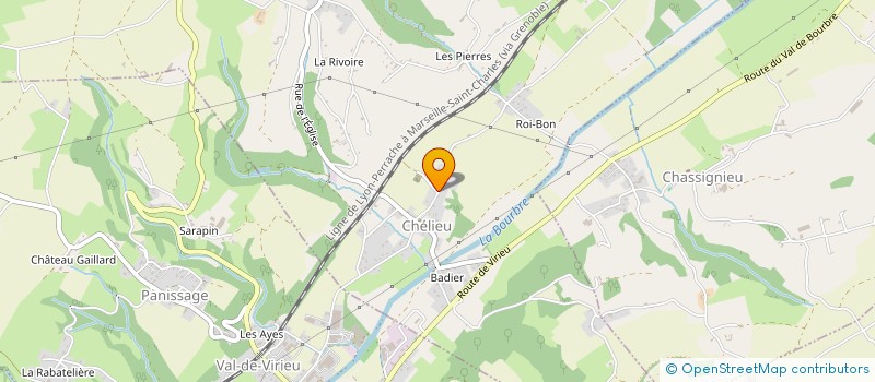 localisation de l'entreprise SCI LE CLOS  CHELIEU