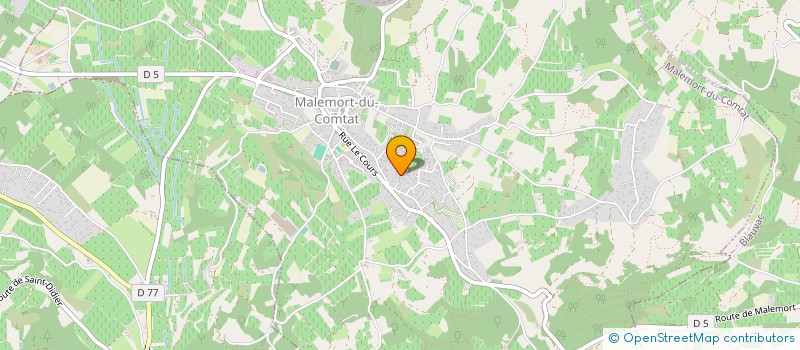 localisation de l'entreprise SCI LE CLOS  MALEMORT-DU-COMTAT