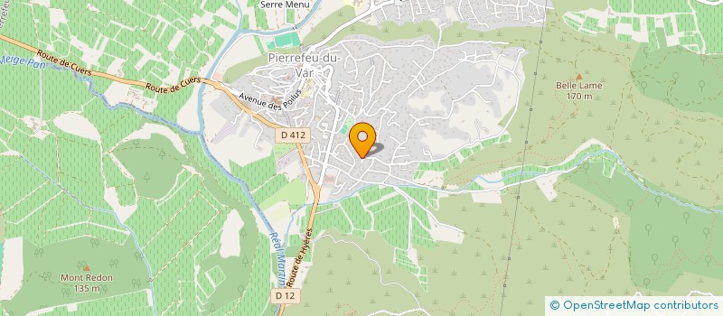 localisation de l'entreprise SCI LE CLOS  PIERREFEU-DU-VAR