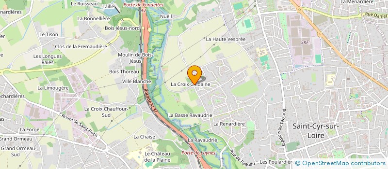 localisation de l'entreprise SCI LE CLOS  SAINT-CYR-SUR-LOIRE