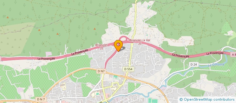 localisation de l'entreprise SCI LE CLOS  BRIGNOLES