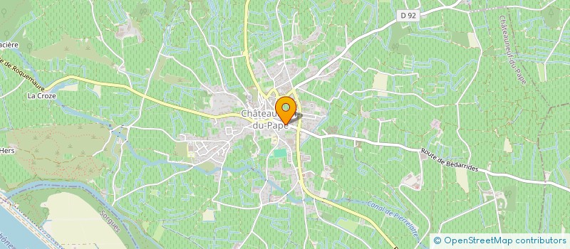 localisation de l'entreprise SCI LE CLOS  CHATEAUNEUF-DU-PAPE