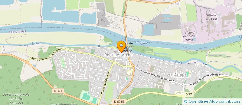 localisation de l'entreprise SCI LE CLOS  PONT DE L'ARCHE