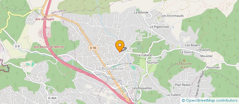 localisation de l'entreprise SCI LE CLOS  LA BOUILLADISSE