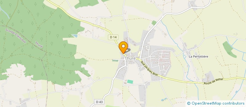 localisation de l'entreprise SCI LE CLOS ALICE  THURE