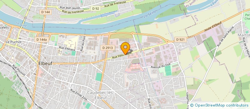 localisation de l'entreprise SCI LE CLOS ALLARD  CAUDEBEC-LES-ELBEUF