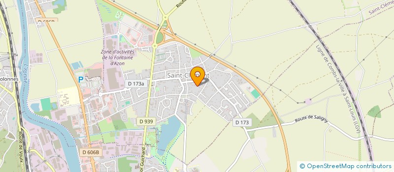 localisation de l'entreprise SCI LE CLOS ARISTIDE à SAINT-CLEMENT