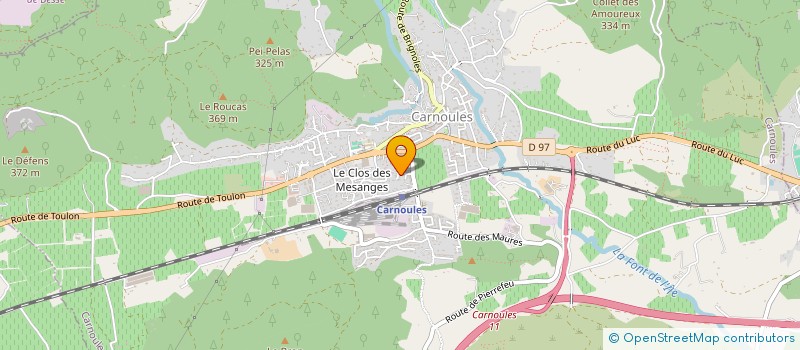 localisation de l'entreprise SCI LE CLOS ARNAUD  CARNOULES