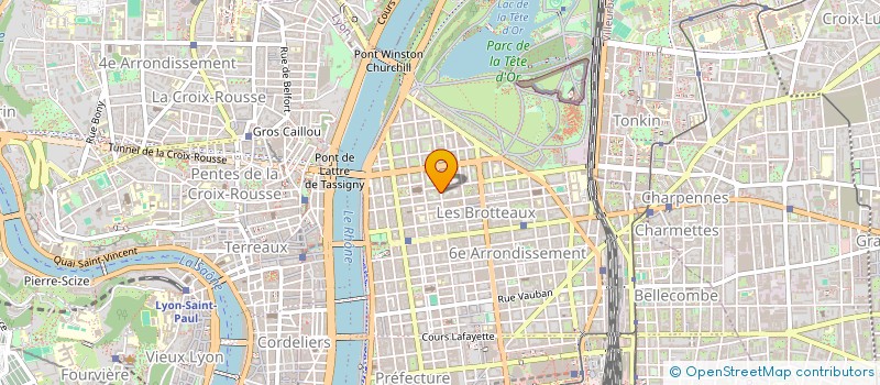 localisation de l'entreprise SCI LE CLOS BEAUMONT  LYON