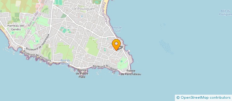 localisation de l'entreprise SCI LE CLOS BELAY  LE POULIGUEN