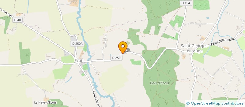 localisation de l'entreprise SCI LE CLOS BERTINNE  SAINT-PIERRE-EN-AUGE