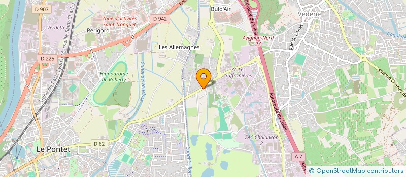 localisation de l'entreprise SCI LE CLOS BLEU  VEDENE