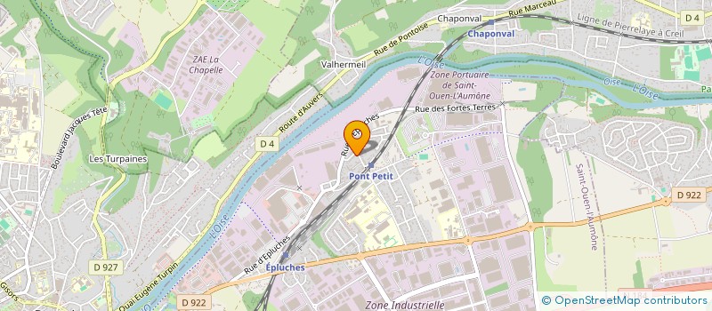 localisation de l'entreprise SCI LE CLOS BORGNE à SAINT-OUEN-L'AUMONE