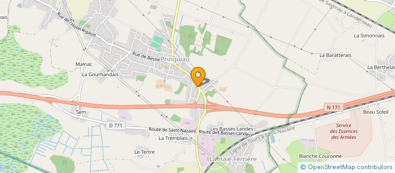 localisation de l'entreprise SCI LE CLOS BOSCHET  PRINQUIAU