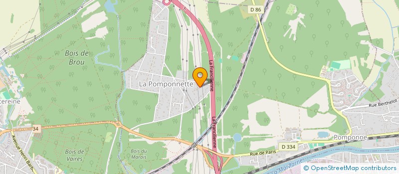 localisation de l'entreprise SCI LE CLOS BOULAIS à POMPONNE