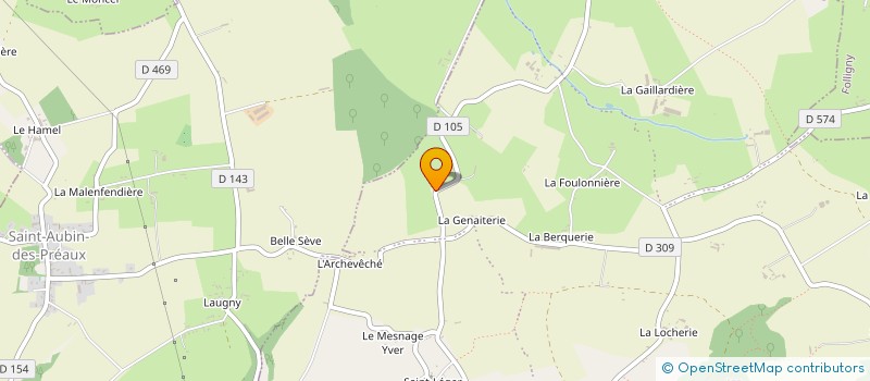 localisation de l'entreprise SCI LE CLOS BOURGEOIS à SAINT-JEAN-DES-CHAMPS