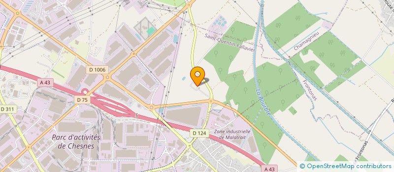 localisation de l'entreprise SCI LE CLOS CAMPANOS  SAINT-QUENTIN-FALLAVIER