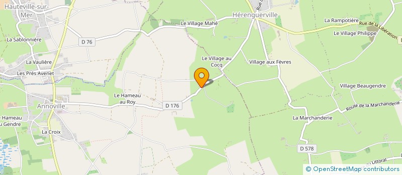 localisation de l'entreprise SCI LE CLOS CARNU  TOURNEVILLE-SUR-MER