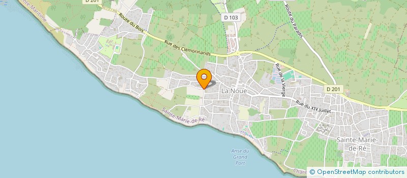 localisation de l'entreprise SCI LE CLOS CHAMPAGNE  SAINTE-MARIE-DE-RE