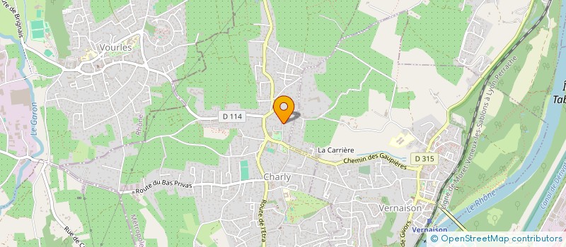 localisation de l'entreprise SCI LE CLOS CORCELLES  CHARLY