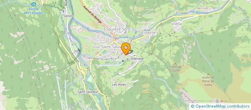 localisation de l'entreprise SCI LE CLOS D ALBRET  LUZ-SAINT-SAUVEUR
