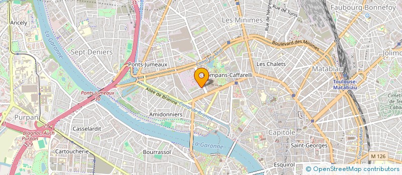 localisation de l'entreprise SCI LE CLOS D'ALEMBERT à TOULOUSE