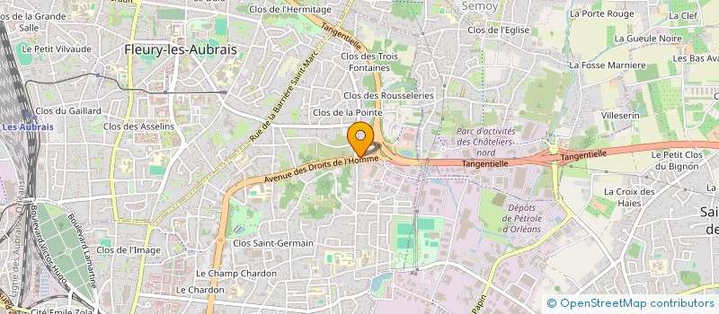 localisation de l'entreprise SCI LE CLOS D'ANTOINE à ORLEANS