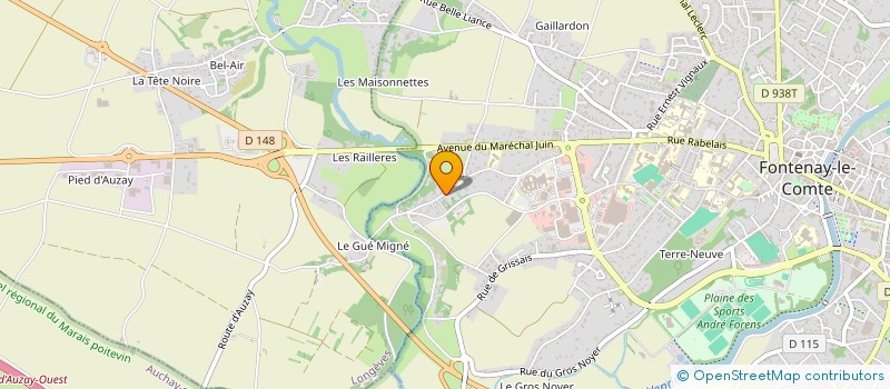 localisation de l'entreprise SCI LE CLOS D'ANTOINE  FONTENAY-LE-COMTE