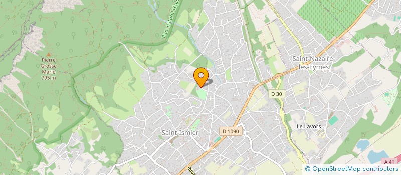 localisation de l'entreprise SCI LE CLOS D'ARCE à SAINT-ISMIER