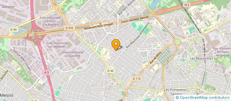 localisation de l'entreprise SCI LE CLOS D'ARCON à AULNAY-SOUS-BOIS