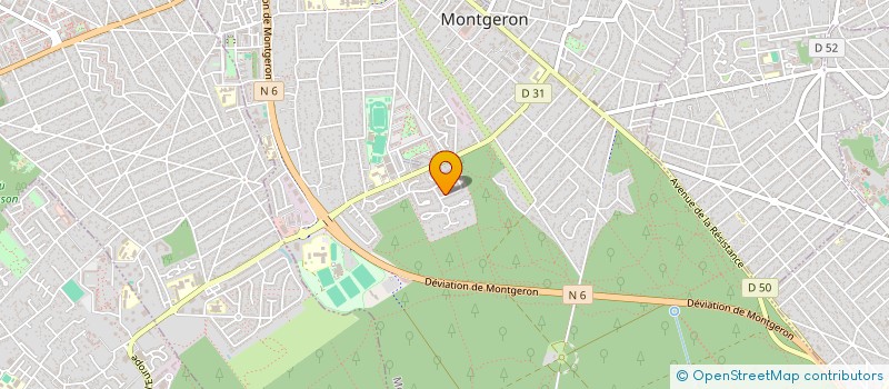 localisation de l'entreprise SCI LE CLOS D OR à MONTGERON
